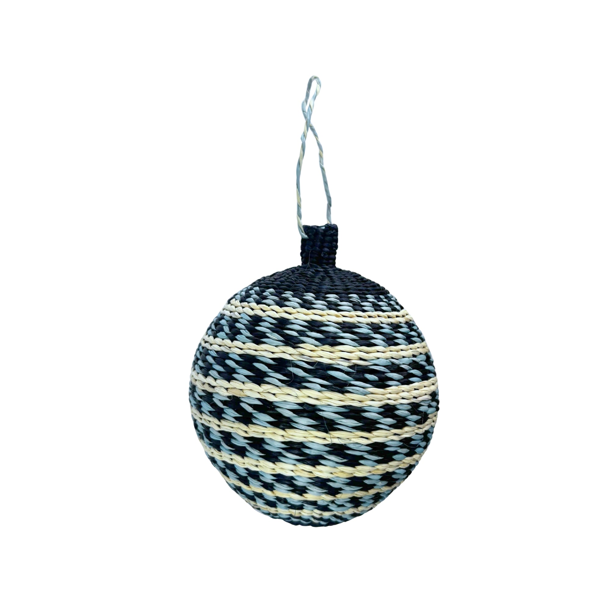 Midnight Twist Christmas Ball image 0