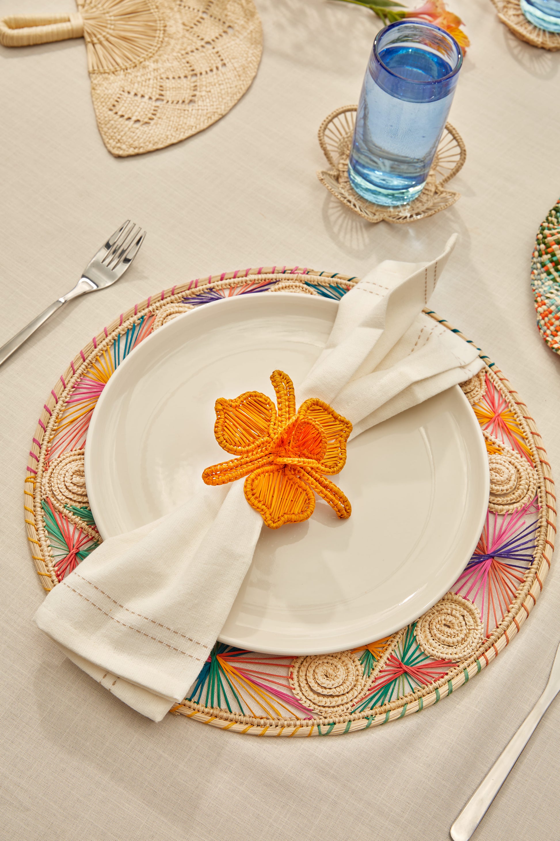 Flat Calado Hand Fan image 1