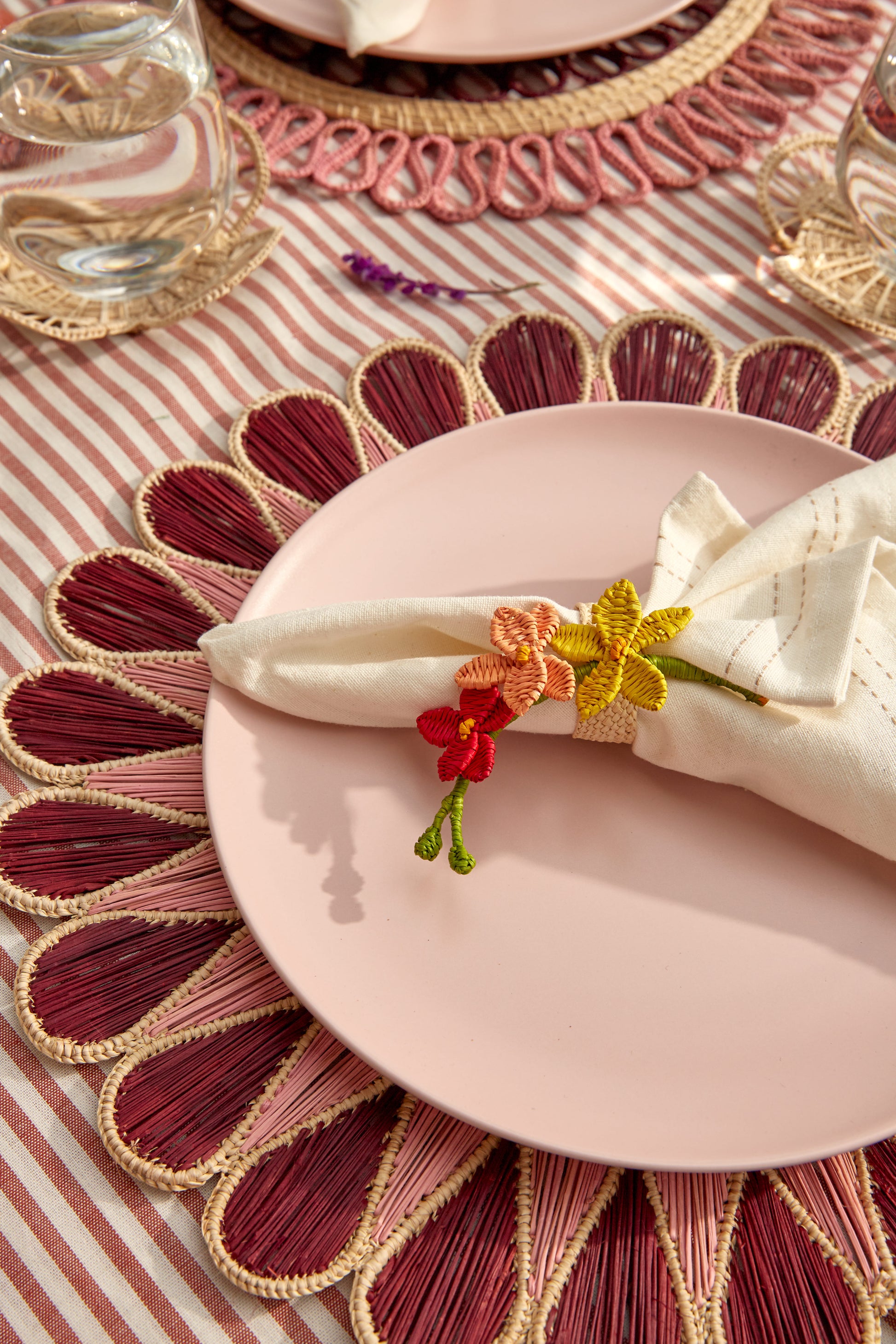 Calanthe Orchid Napkin Ring image 2