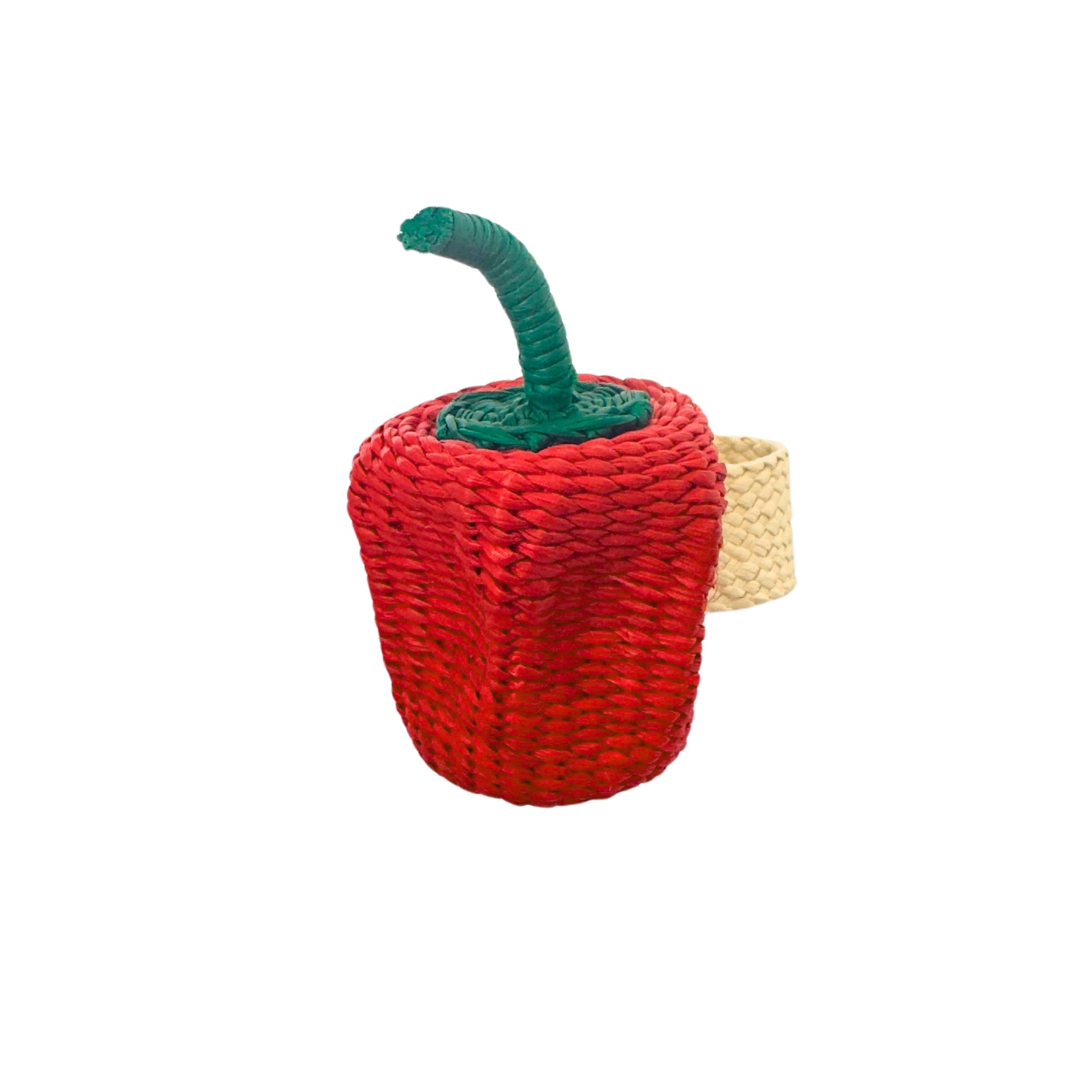 Red Bell Pepper Napkin Ring image 0