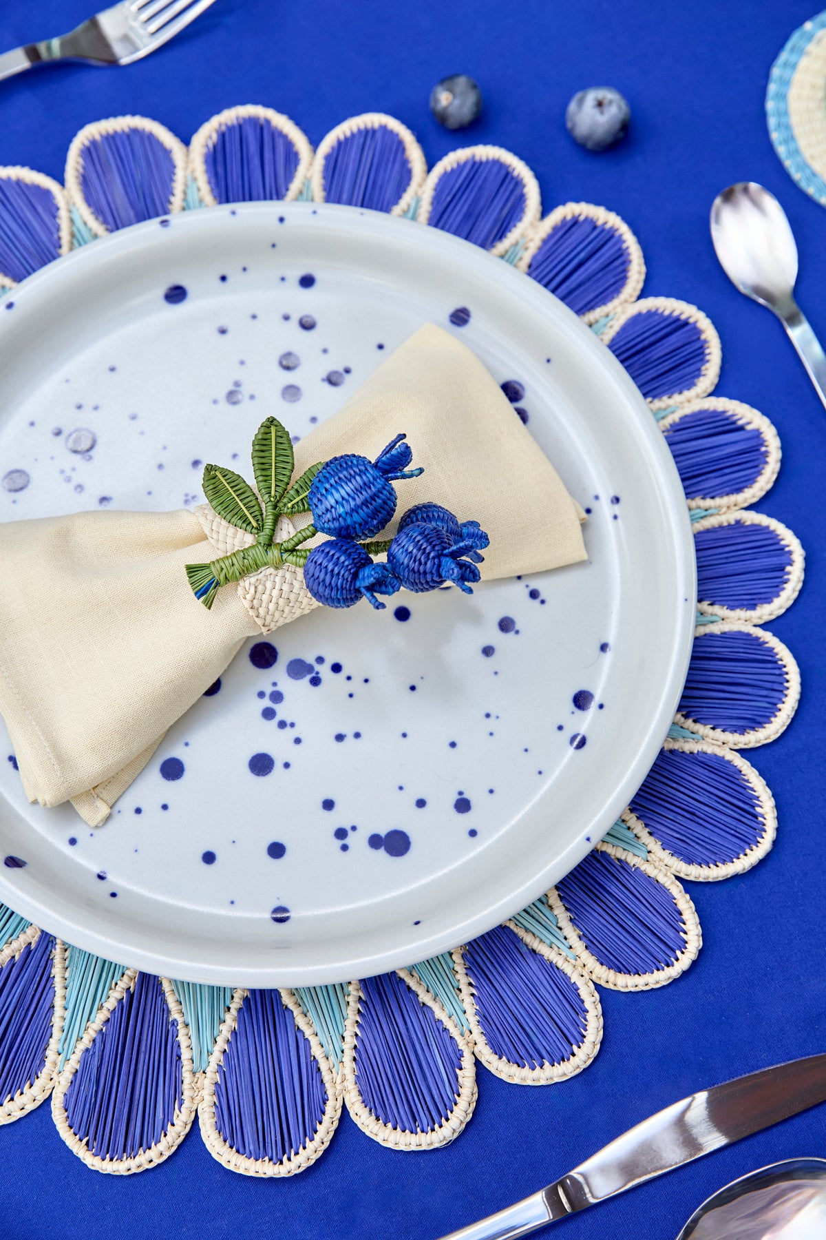 Blueberries Napkin Ring