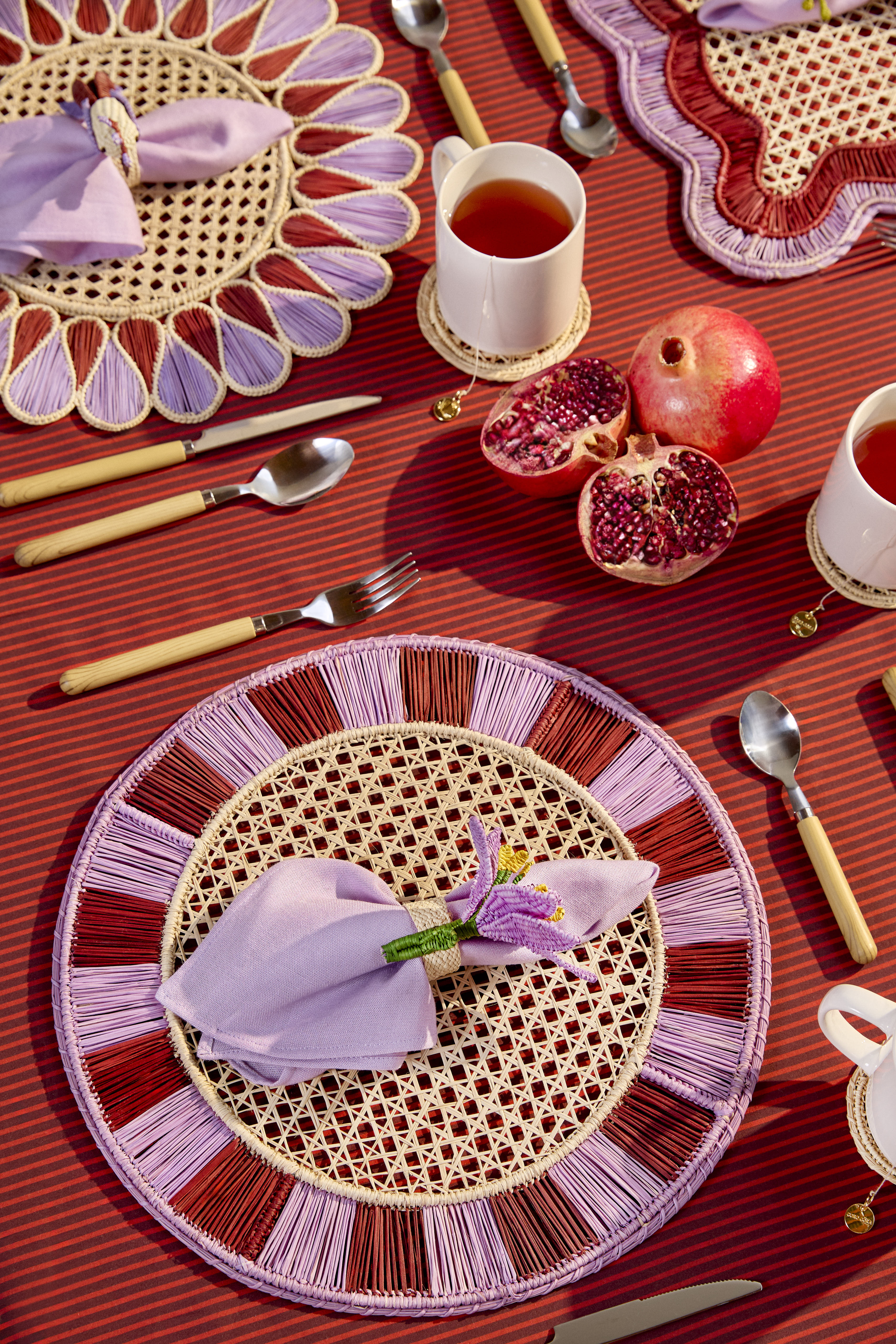 Lilac Lily Napkin Ring