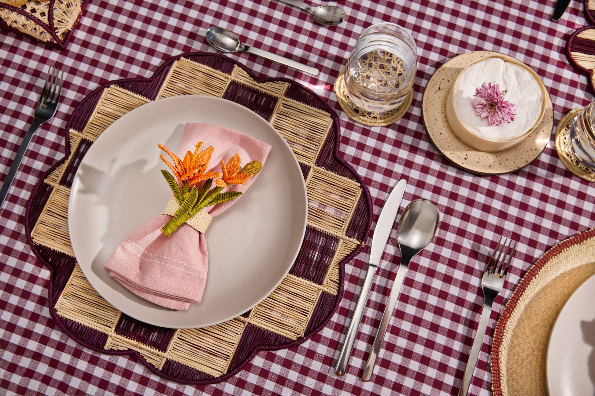 Gingham Cloud Placemat image 1