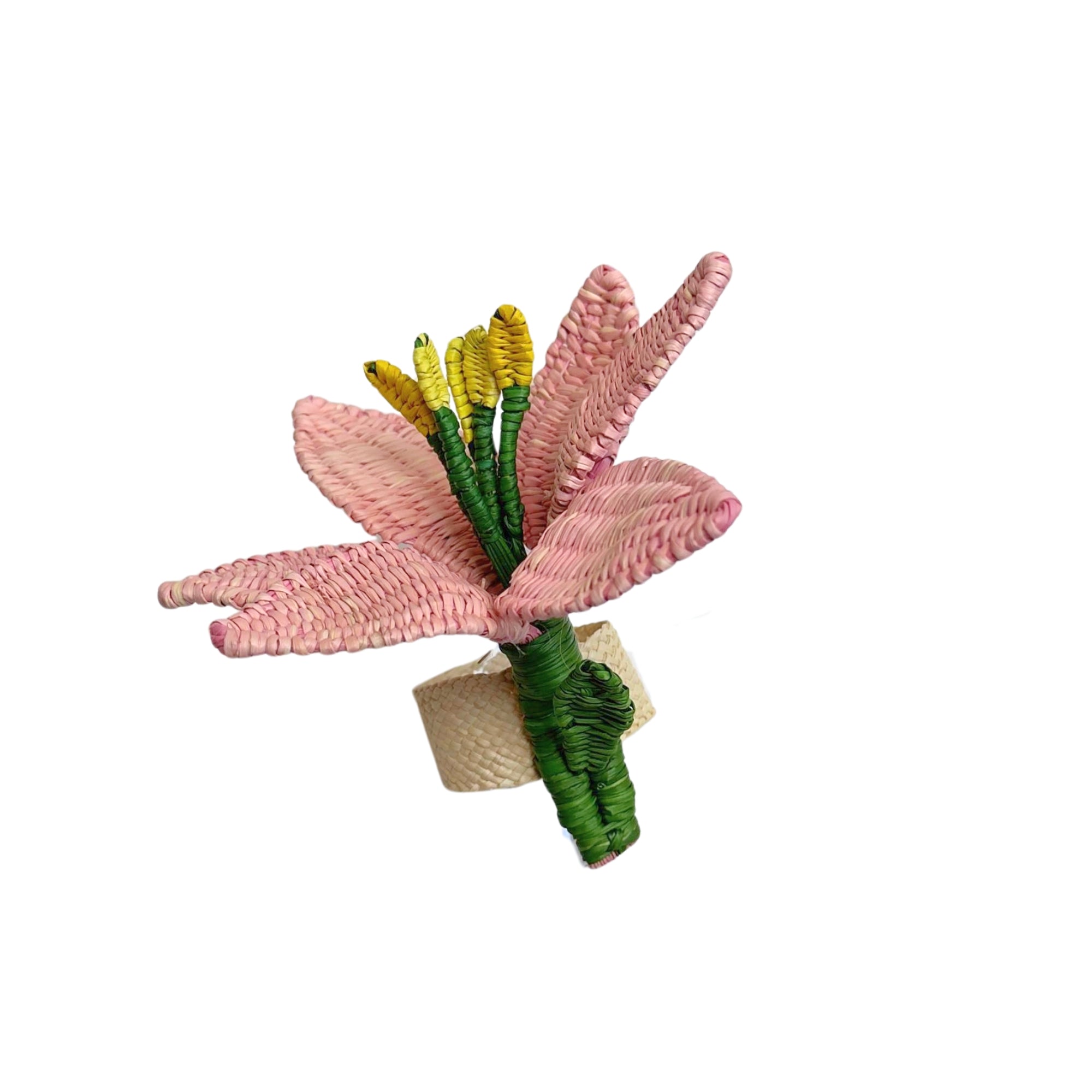 Pink Lily Napkin Ring image 0