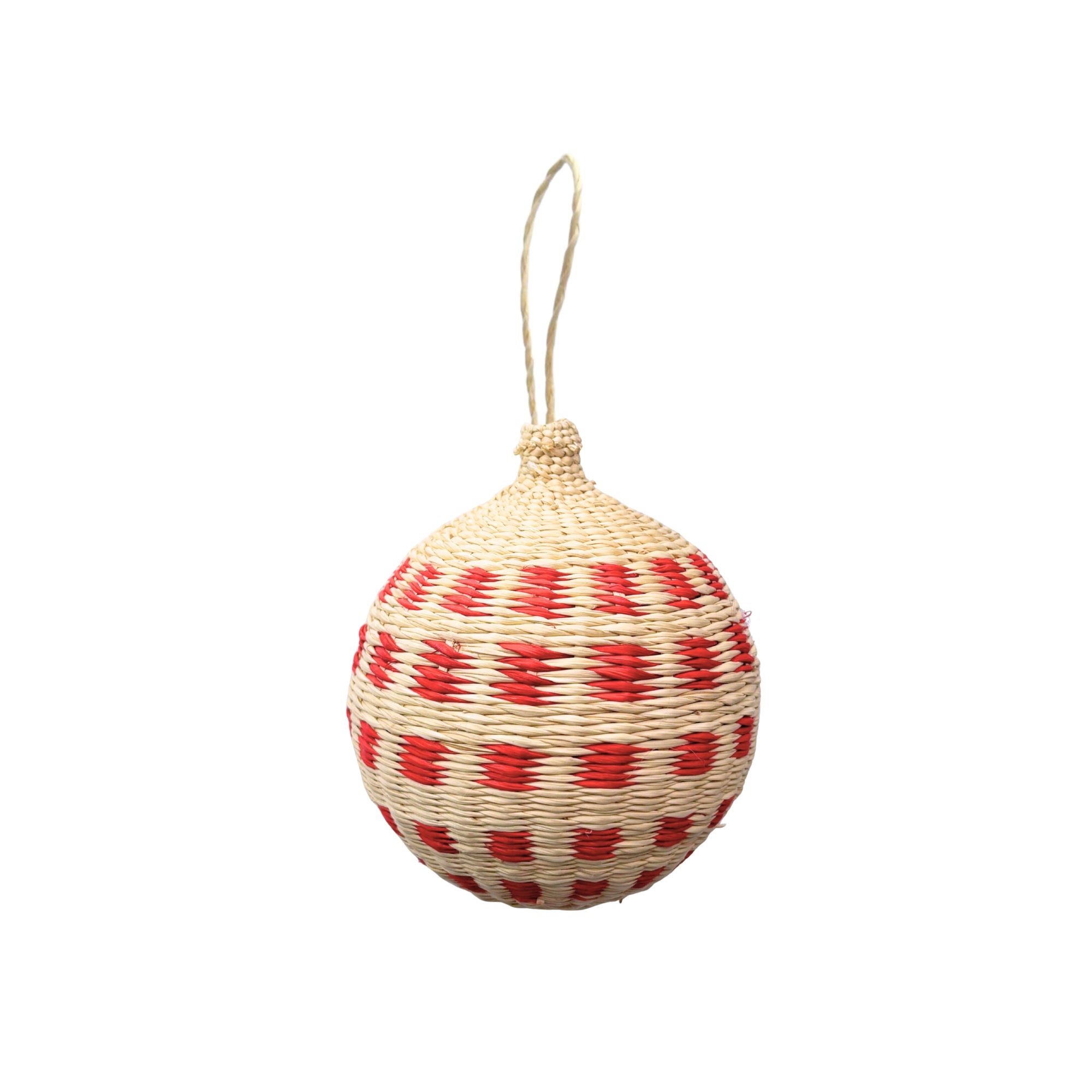 Peppermint Quilt Christmas Ball image 0