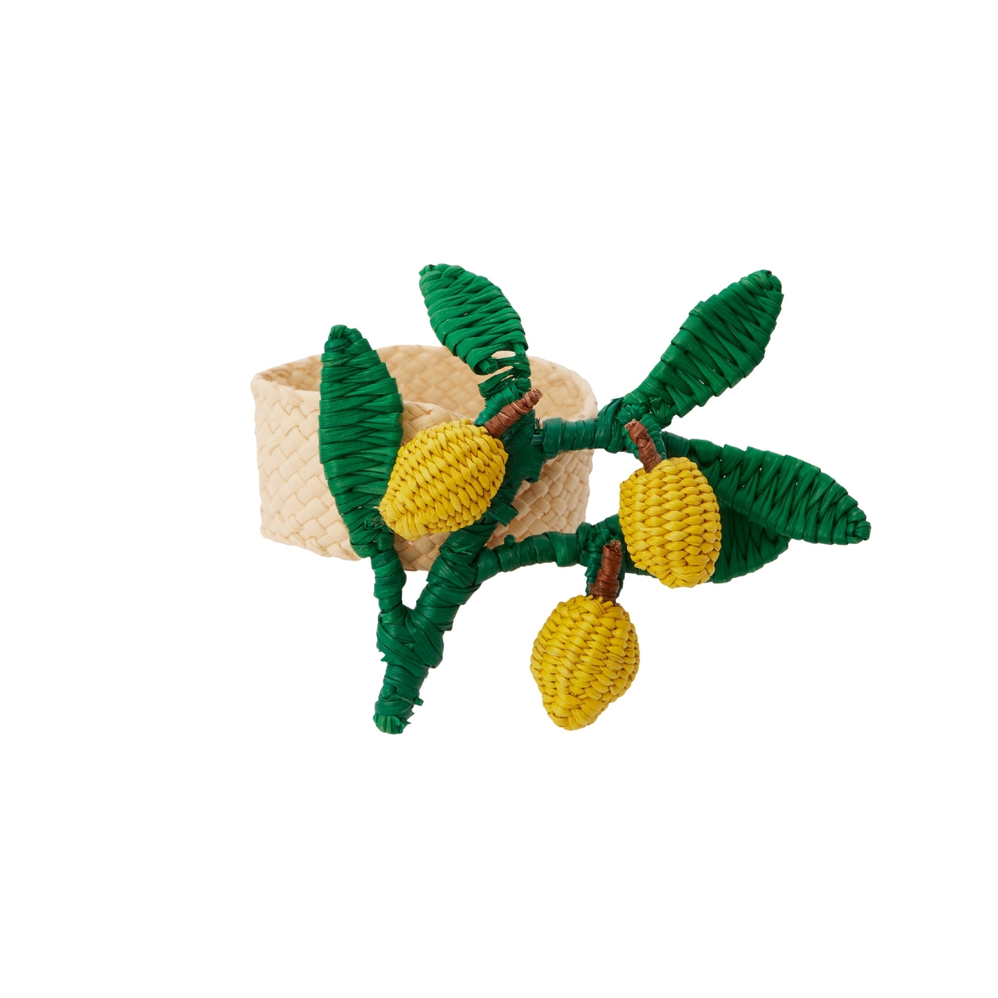 Lemon Branch Napkin Ring image 0