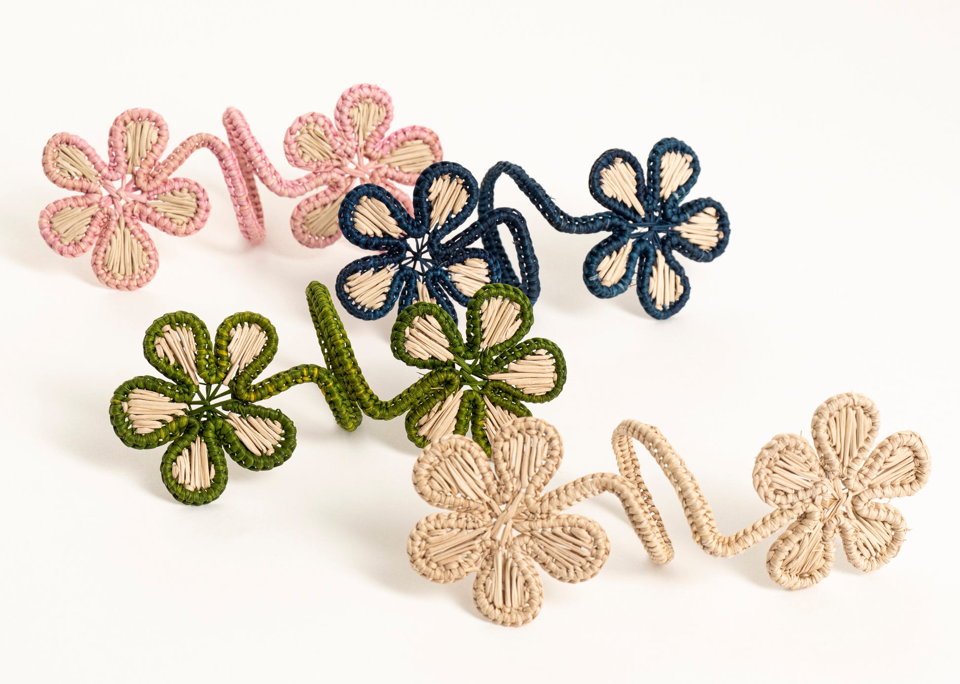 Rolled Flowers Napkin Ring image 1