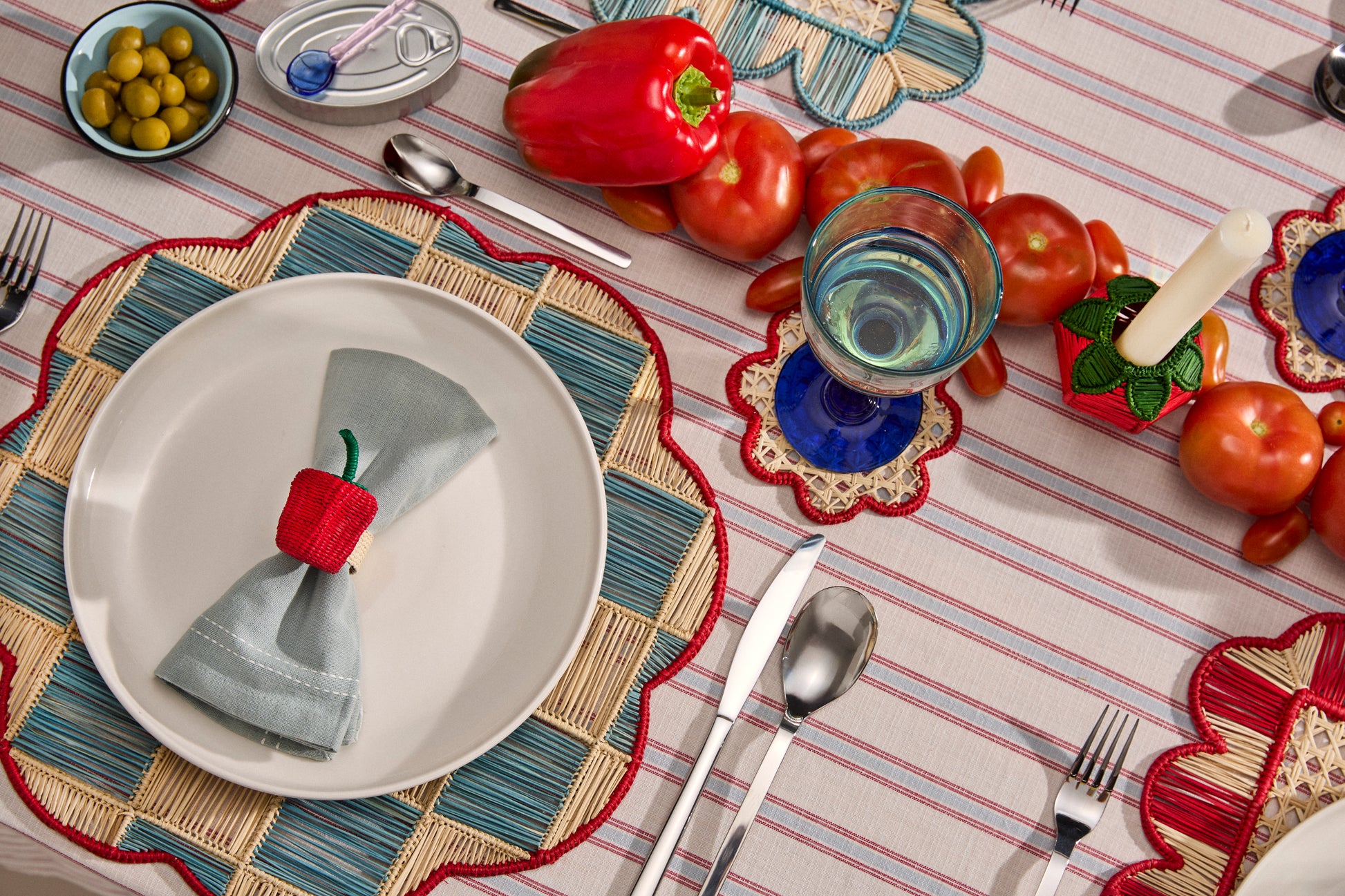 Red Bell Pepper Napkin Ring image 1