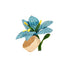Blue Lily Napkin Ring image 0