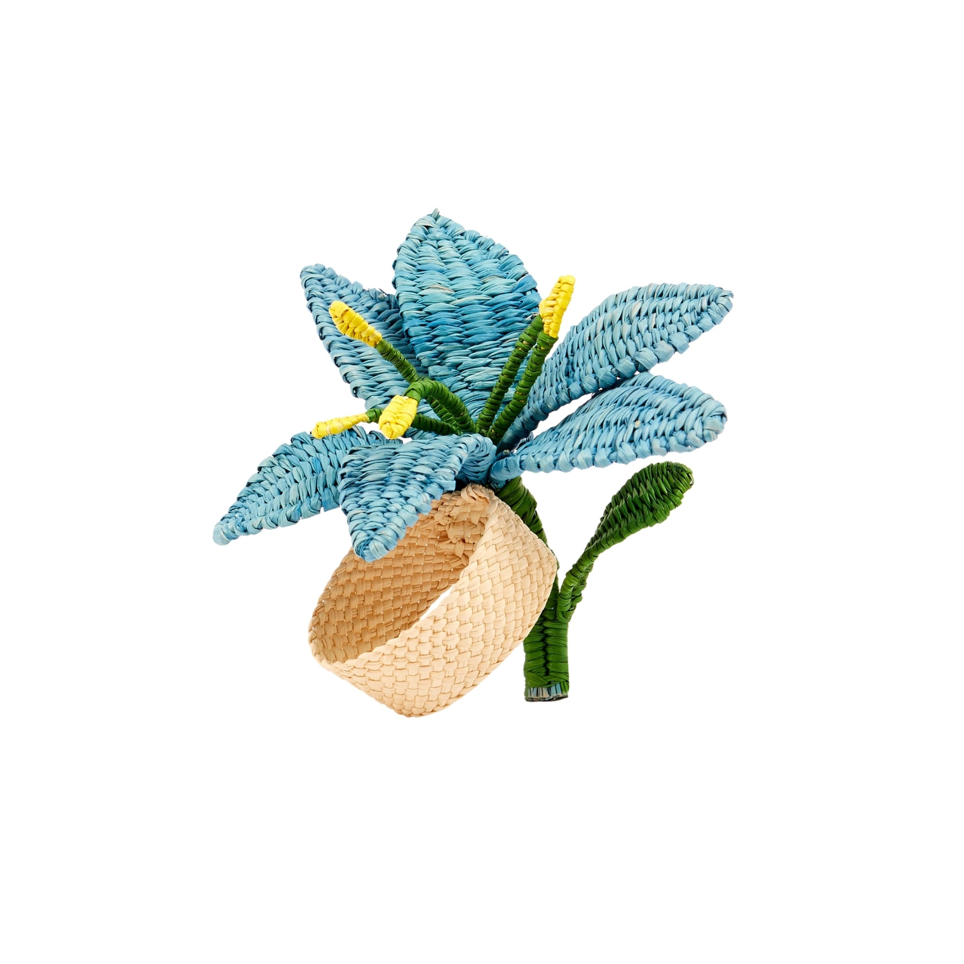 Blue Lily Napkin Ring image 0