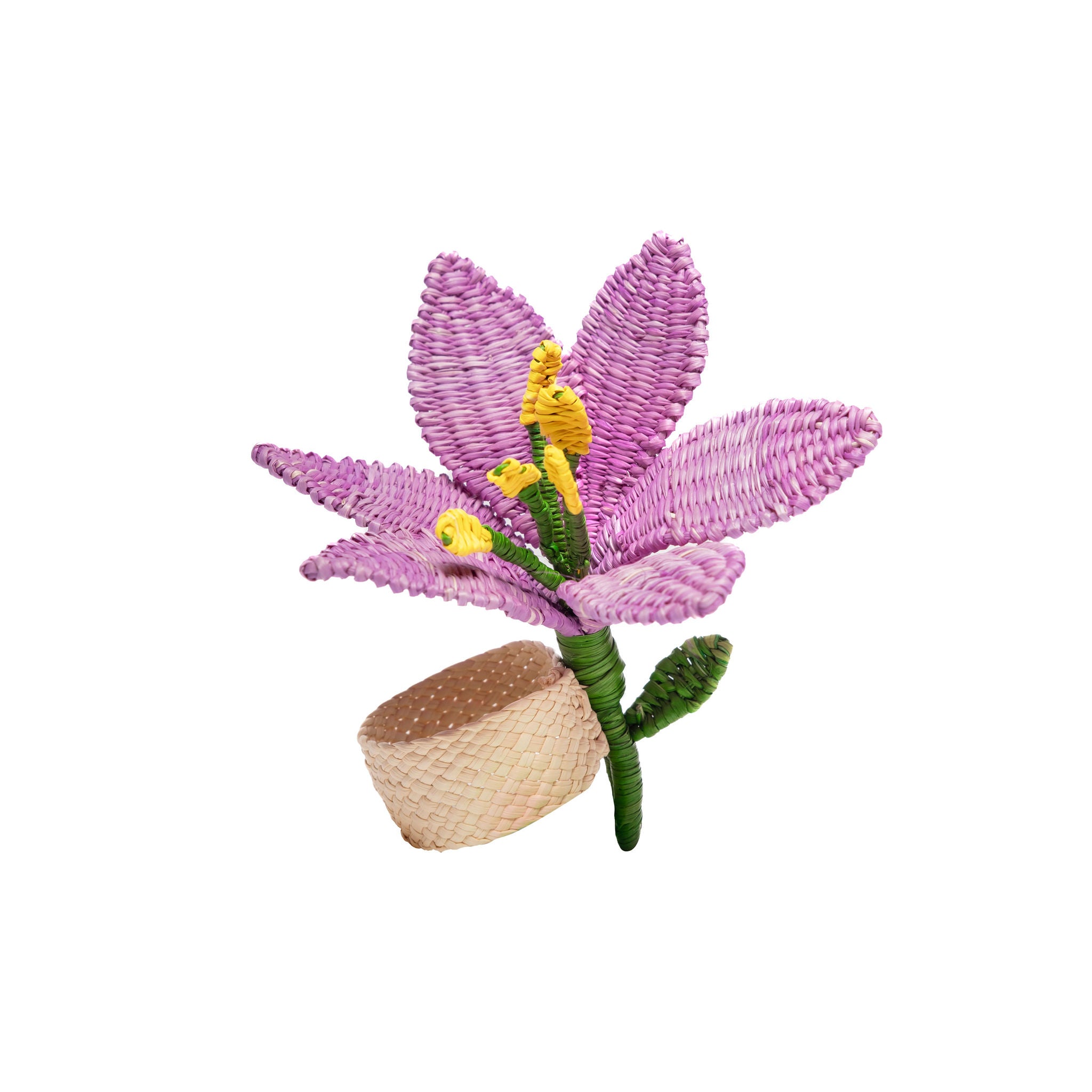 Lilac Lily Napkin Ring