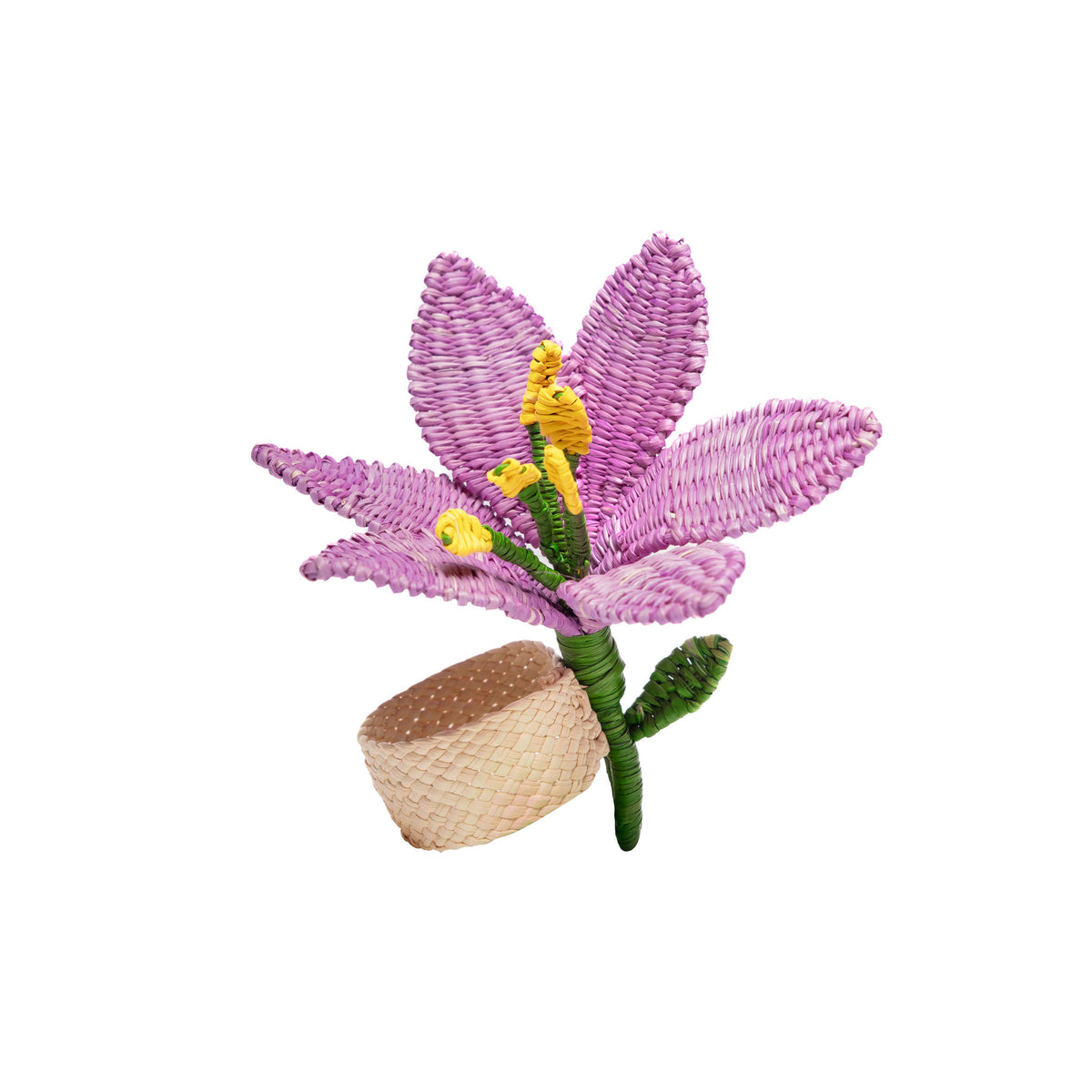 Lilac Lily Napkin Ring