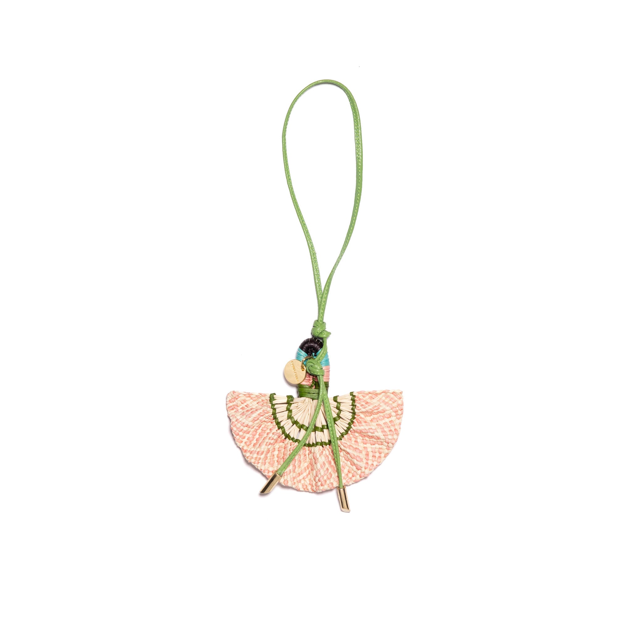 Pink Multi Fan Charm