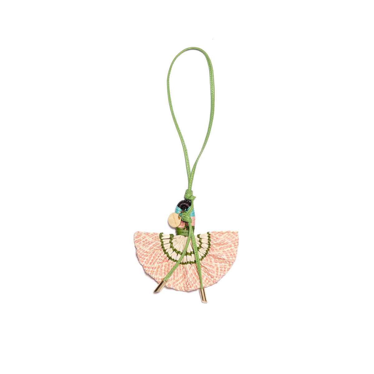 Pink Multi Fan Charm