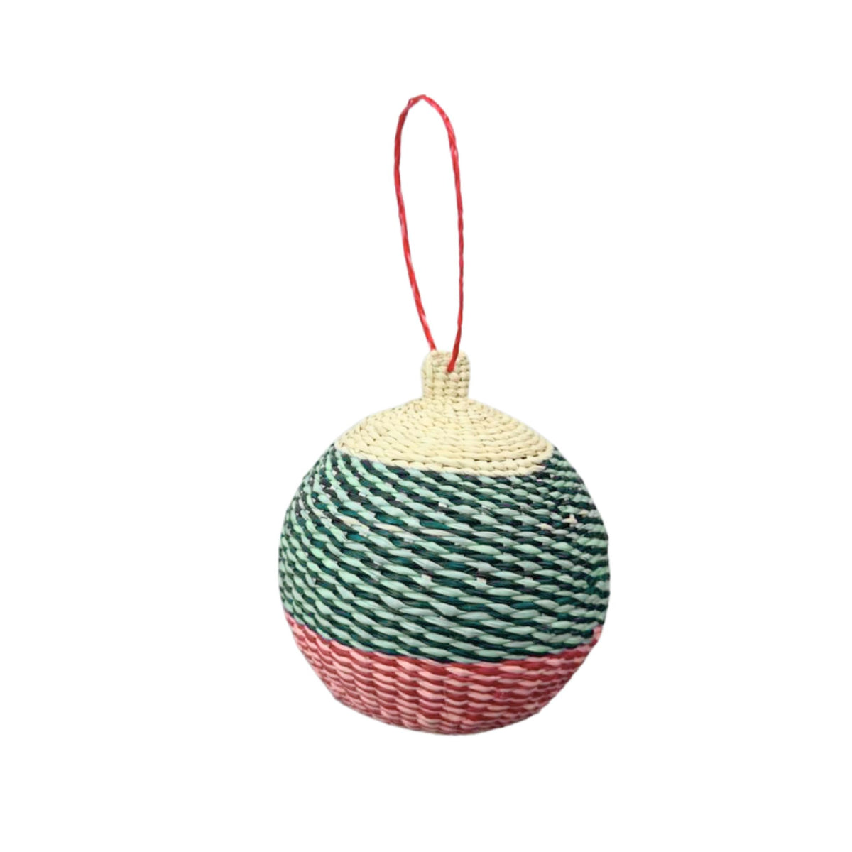 Frosted Denim Christmas Ball