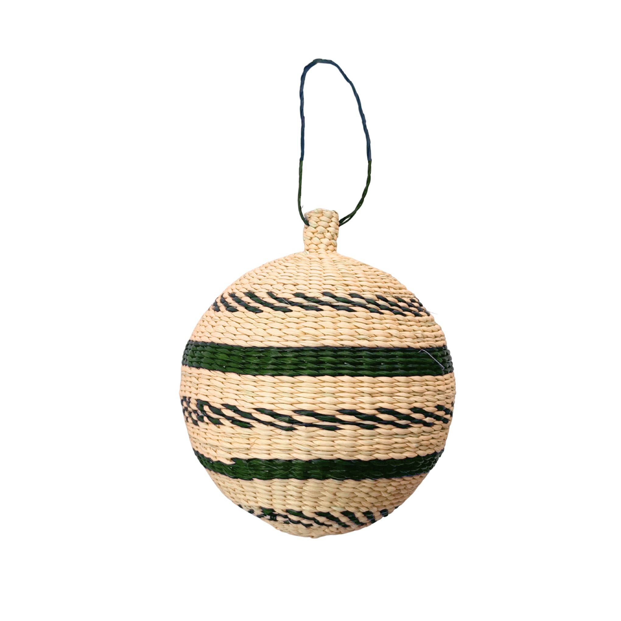 Sunset Dark Green Christmas Ball