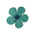 Aqua Flower Coaster image 0