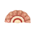 No Handle Red Fan image 0