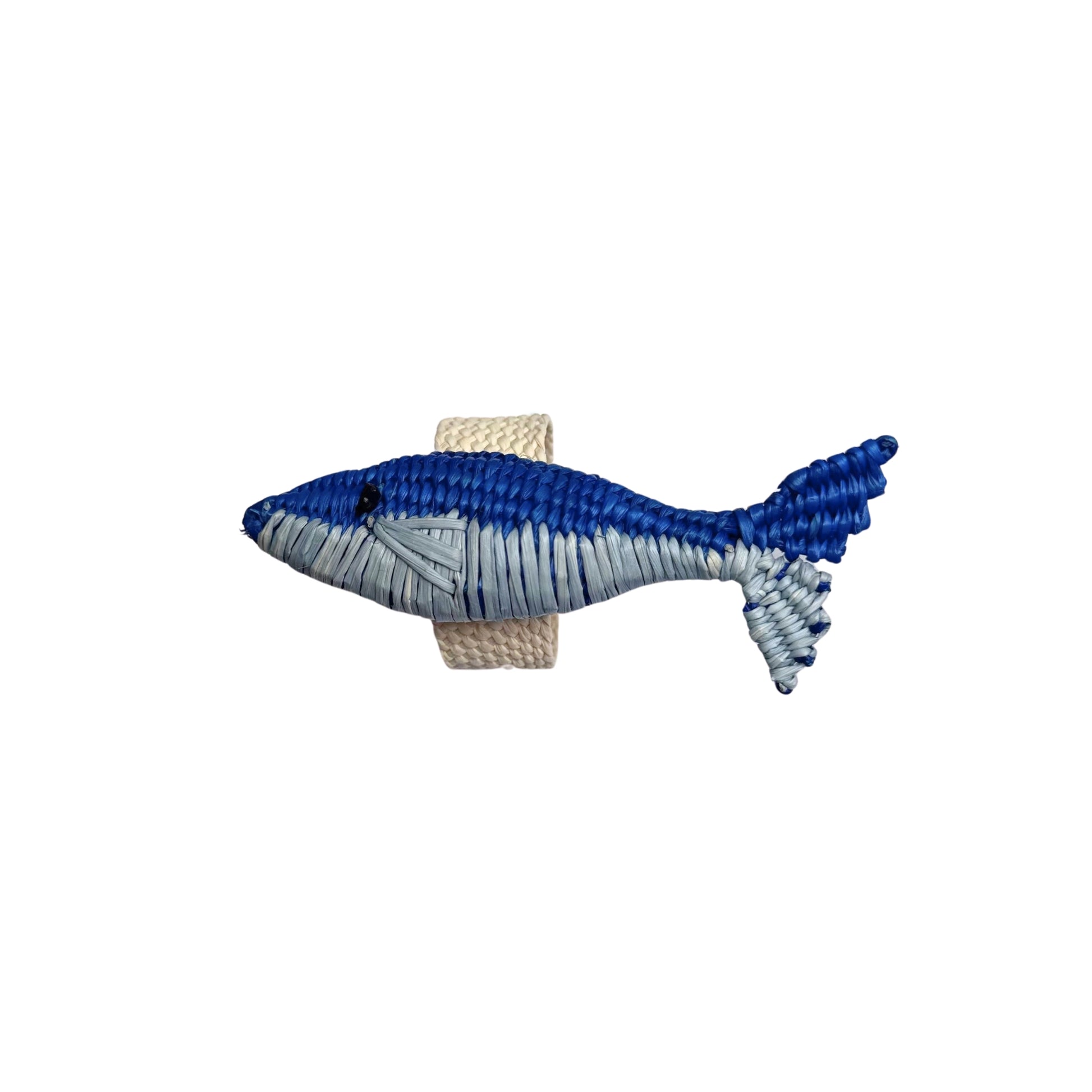 Blue Sardine Napkin Ring image 0